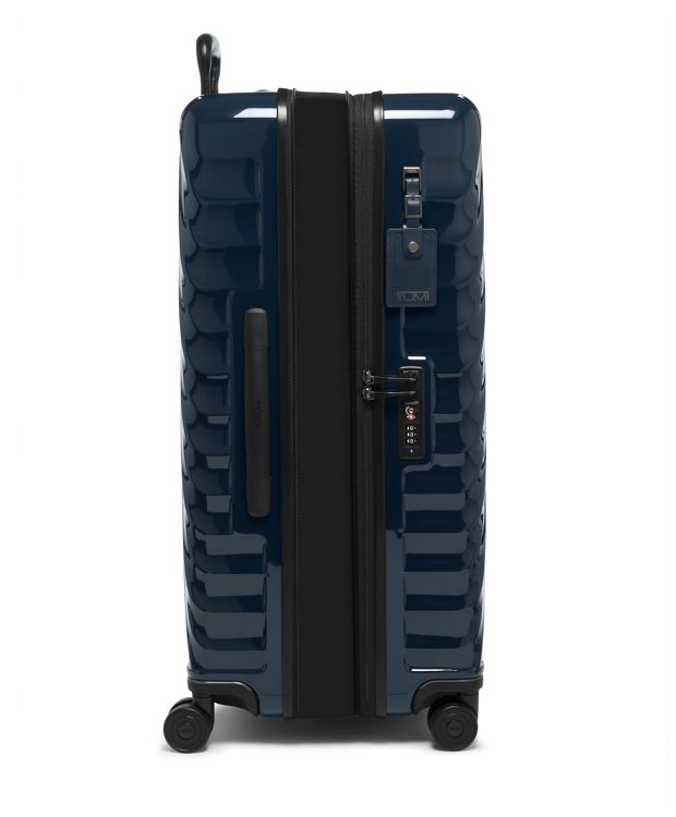海军蓝长途可扩展四轮行李箱