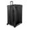 黑色/印花长途可扩展四轮行李箱