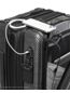 国际旅行前袋式可扩展四轮登机箱 in 黑色/印花 Side View