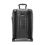 黑色/印花国际旅行前袋式可扩展四轮登机箱